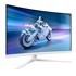 PHILIPS Gaming Monitor 31,5" 32M2C5501/00, QHD, VA, 180Hz, 1ms, 300cd/m², zakrivljeni, bijeli